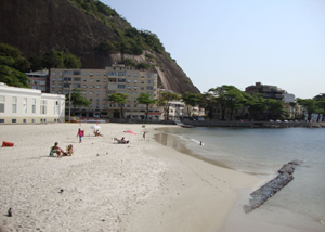 Praia da Urca no bairro Botafogo